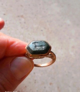 Anello sigillo afghano antico