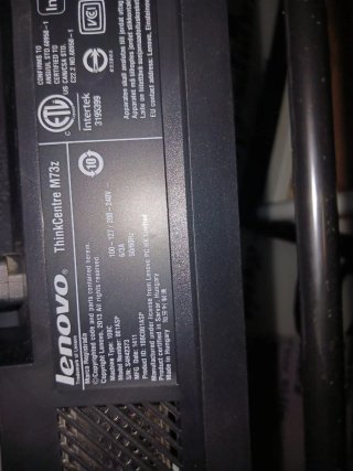 Ordenador Lenovo All in One Negro