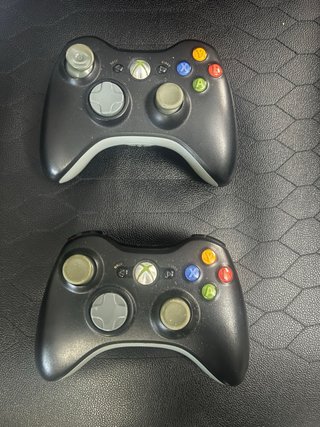 2 Mandos Xbox 360 Negros