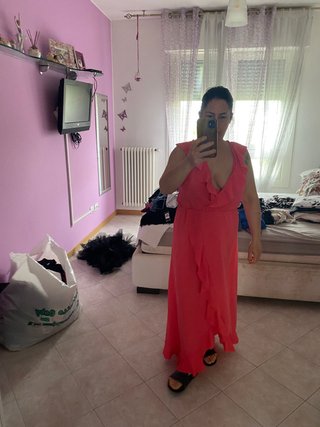 Vestito Lokita Arancione Taglia Unica