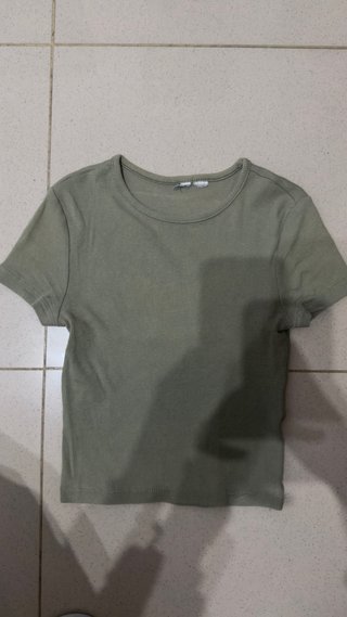 Camiseta Ajustada Verde