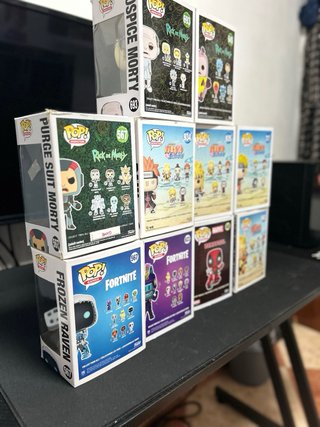 Lote Funkos: Naruto, Fortnite, Rick & Morty, Deadp