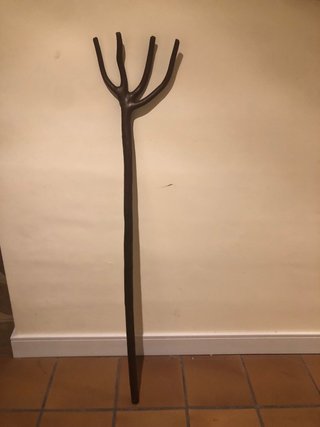 Horca de madera 4 puntas, rústico, para decoracion