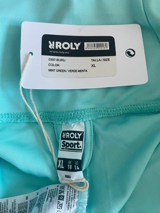 Mallas deportivas Roly color verde azulado