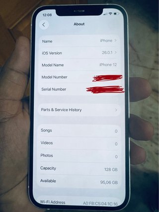 iPhone 12 Blanco/white
