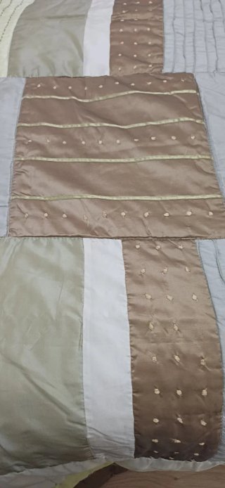 Colcha elegante patchwork cama 1,50