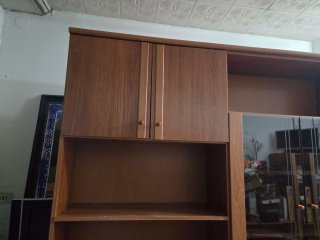 Mueble Comedor Madera y Cristal