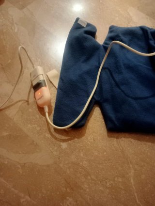 Almohada Cervical DERNOVE Microfibra Azul