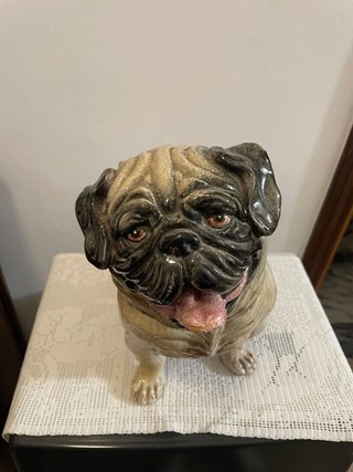 Statua Carlino Ceramica 50cm