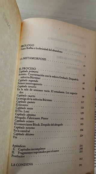 LIBRO Obras escogidas de Kafka.