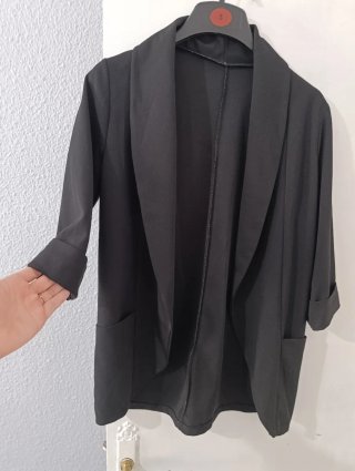 Blazer fino negro talla M