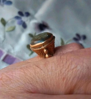 Vecchio anello sigillo afghano
