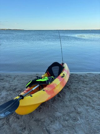 Kayak de Pesca Piragua Canoa Fishing caleros Mar