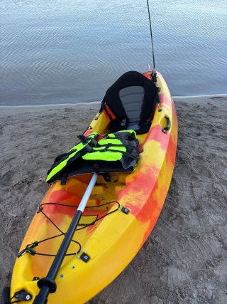 Kayak de Pesca Piragua Canoa Fishing caleros Mar
