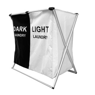 Organizador Ropa Sucia Doble Plegable Lavandería