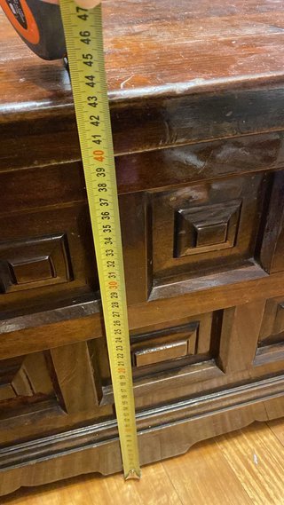 Baúl madera maciza estilo castellano