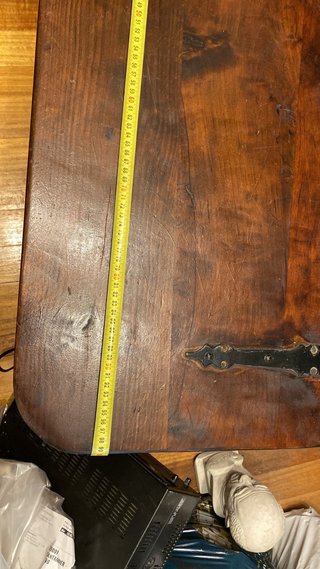 Baúl madera maciza estilo castellano