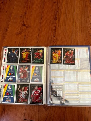 Álbum EURO 2024 Topps Match Attax 70% Completo
