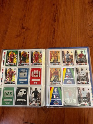 Álbum EURO 2024 Topps Match Attax 70% Completo