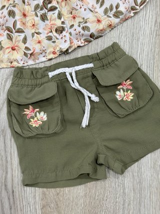 Conjunto niña floral