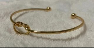 Brazalete Acero Inoxidable Dorado