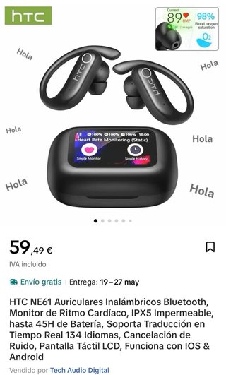 HTC NE61 Auriculares Inalámbricos