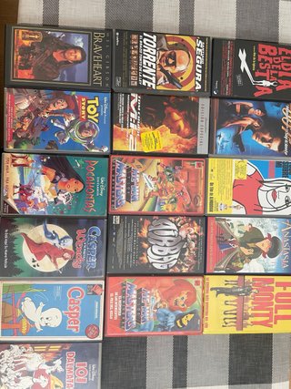 Lote Películas VHS: Acción, Animación y Familia