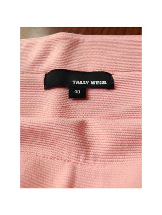 Minigonna bandage TALLY WEiJL rosa pesca