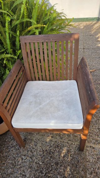Conjunto Muebles Jardín Madera