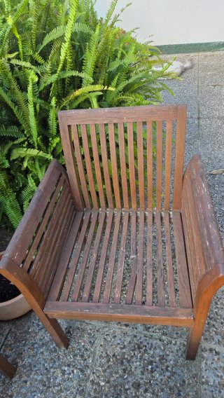 Conjunto Muebles Jardín Madera