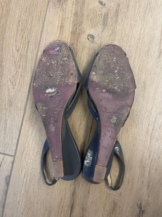 Sandalias Bimba y Lola Talla 38 Gris Charol