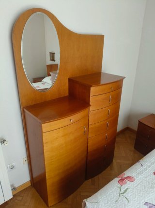 Cómoda/Sinfonier madera con espejo