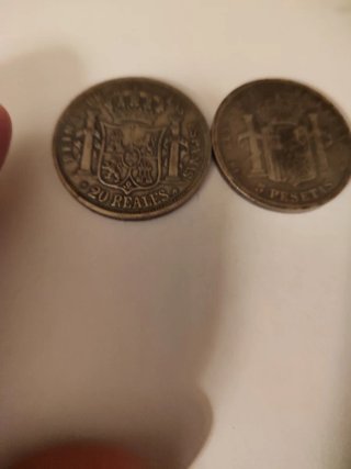 Réplicas Monedas Isabel II y Alfonso XII