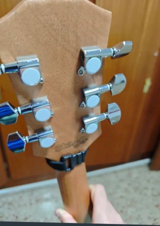 Guitarra Eléctrica Zurdos Negra Con funda incluida