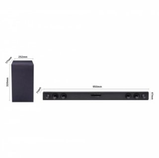 Barra de Sonido LG Negra