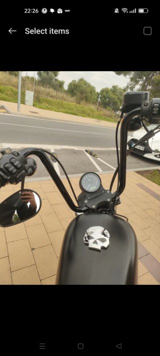 Harley Davidson Sportster Iron 883 Negro mate