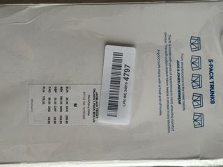 Pack 5 Calzoncillos Jack&Jones Talla M