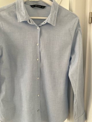Camisa Zara azul mujer Talla L