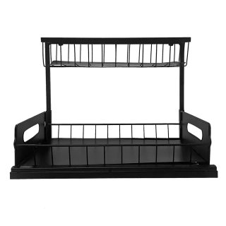 Mueble Organizador Cocina Negro Extraíble