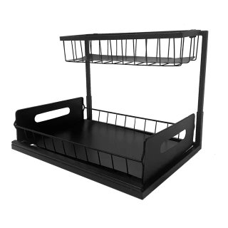Mueble Organizador Cocina Negro Extraíble