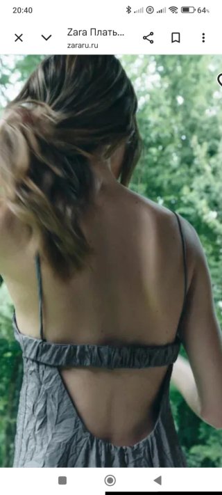 Vestido midi Zara verde oliva