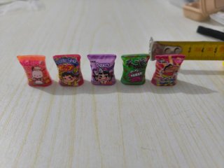 Miniaturas comida postre para casa muñecas