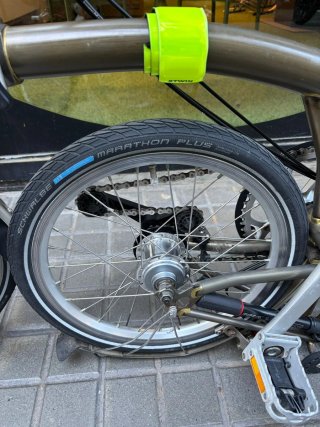 Bicicleta Brompton plegable