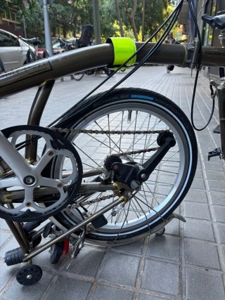 Bicicleta Brompton plegable