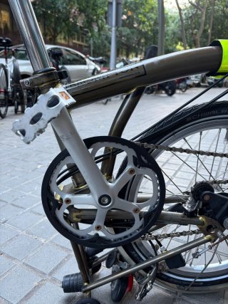 Bicicleta Brompton plegable
