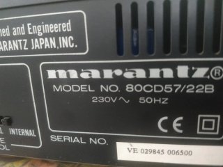 Reproductor CD Marantz CD 57 mk II