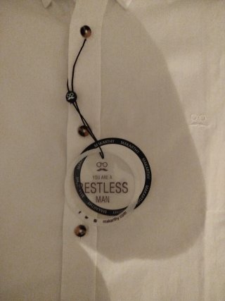 Camisa de vestir Makarthy blanca sin estrenar.