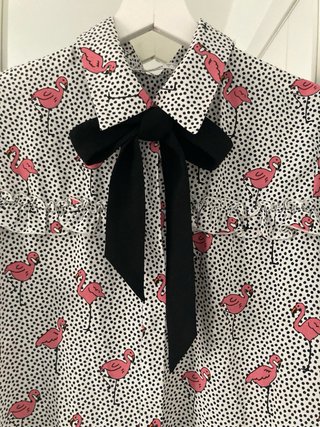 Camisa Zara Flamencos Talla L