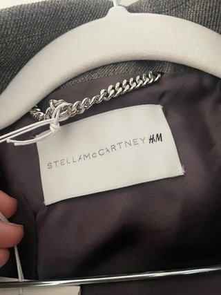 Abrigo Stella McCartney x H&M Lana Gris