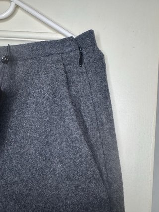 Pantalón ancho gris
